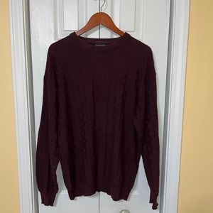 Vintage Men's Knightsbridge Purple Sweater Large